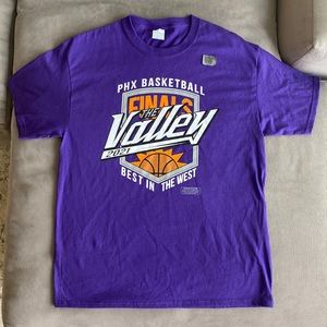New. Phoenix Suns Basketball Finals. 2021 shirt. Hoops NBA playoffs